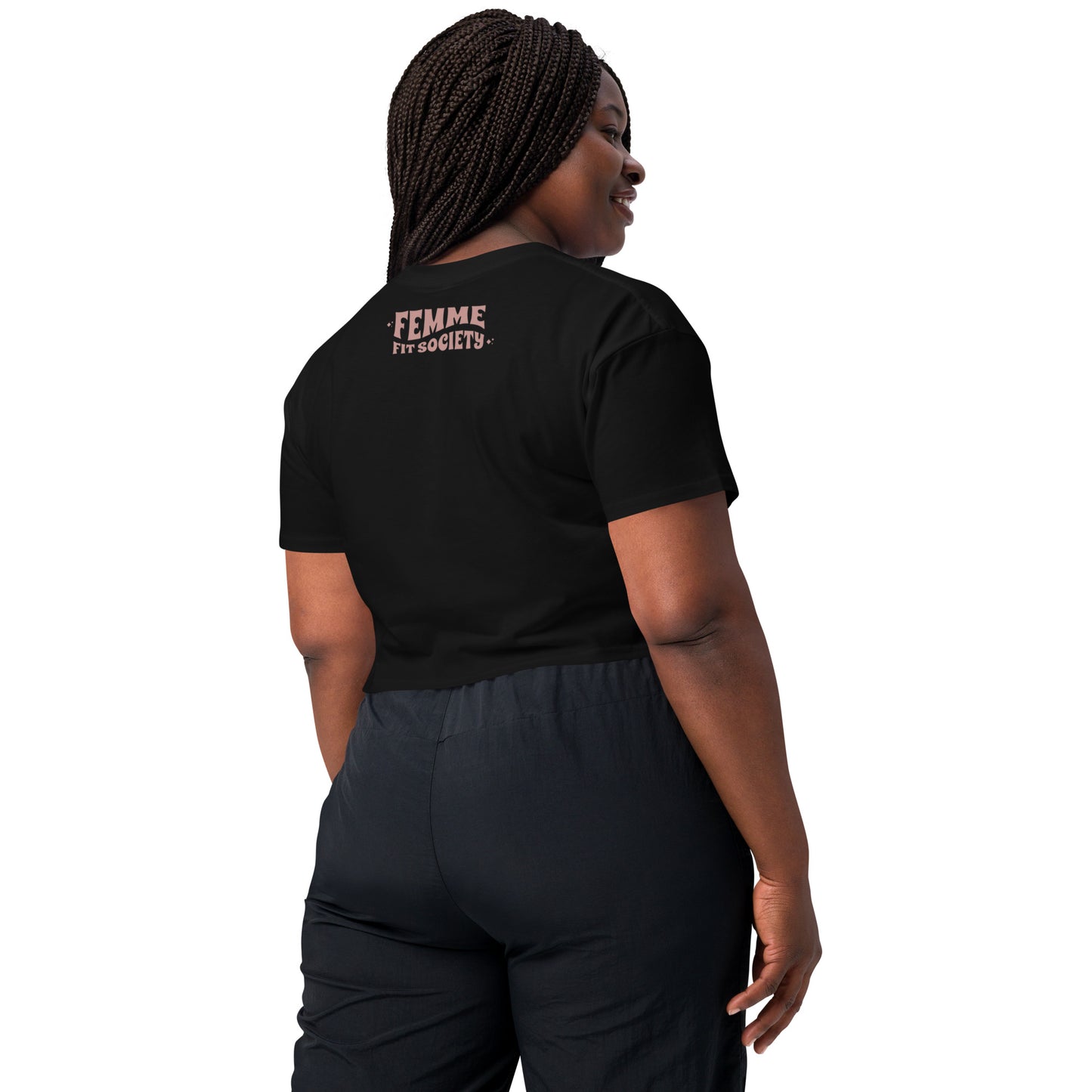 Nicer After Lifting Women’s crop top