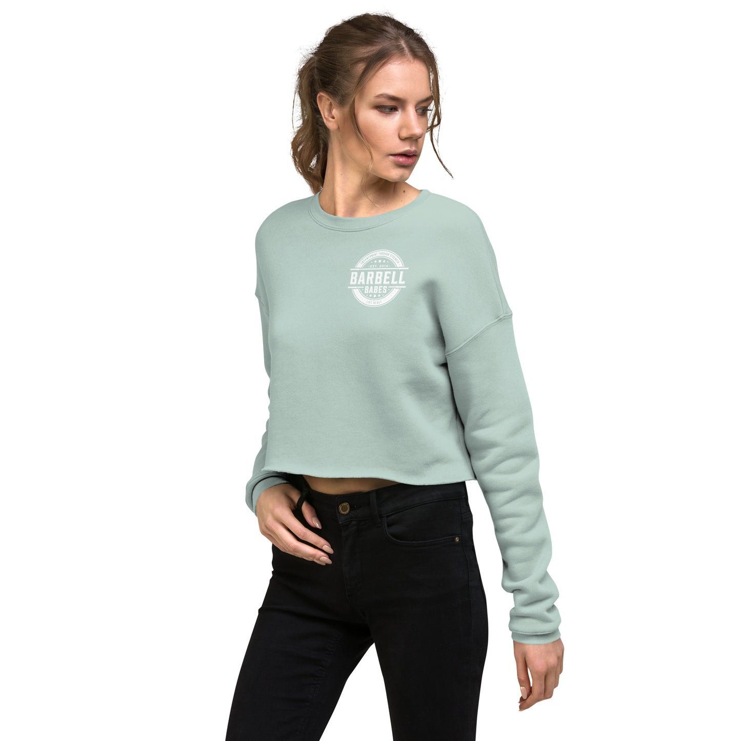 Barbell Babes Crop Sweatshirt