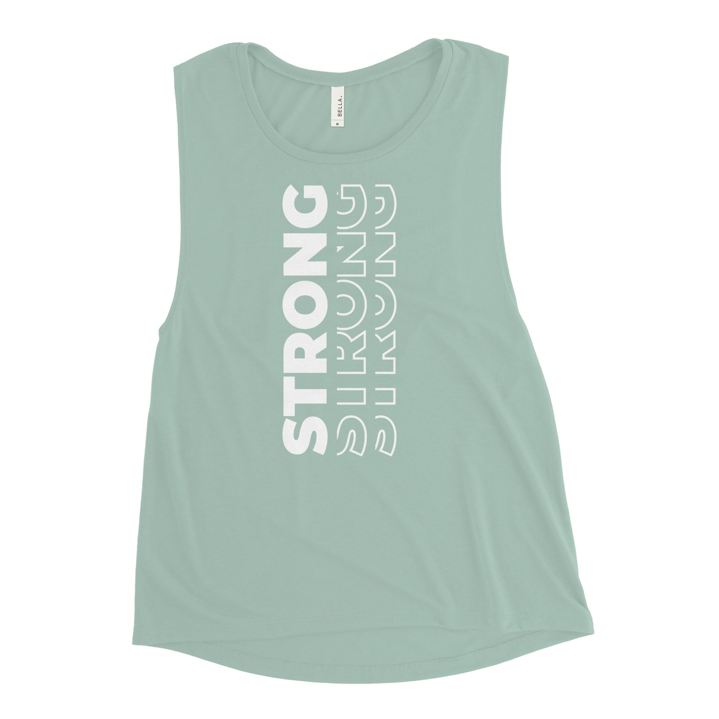Strong. Strong. Strong Ladies’ Muscle Tank