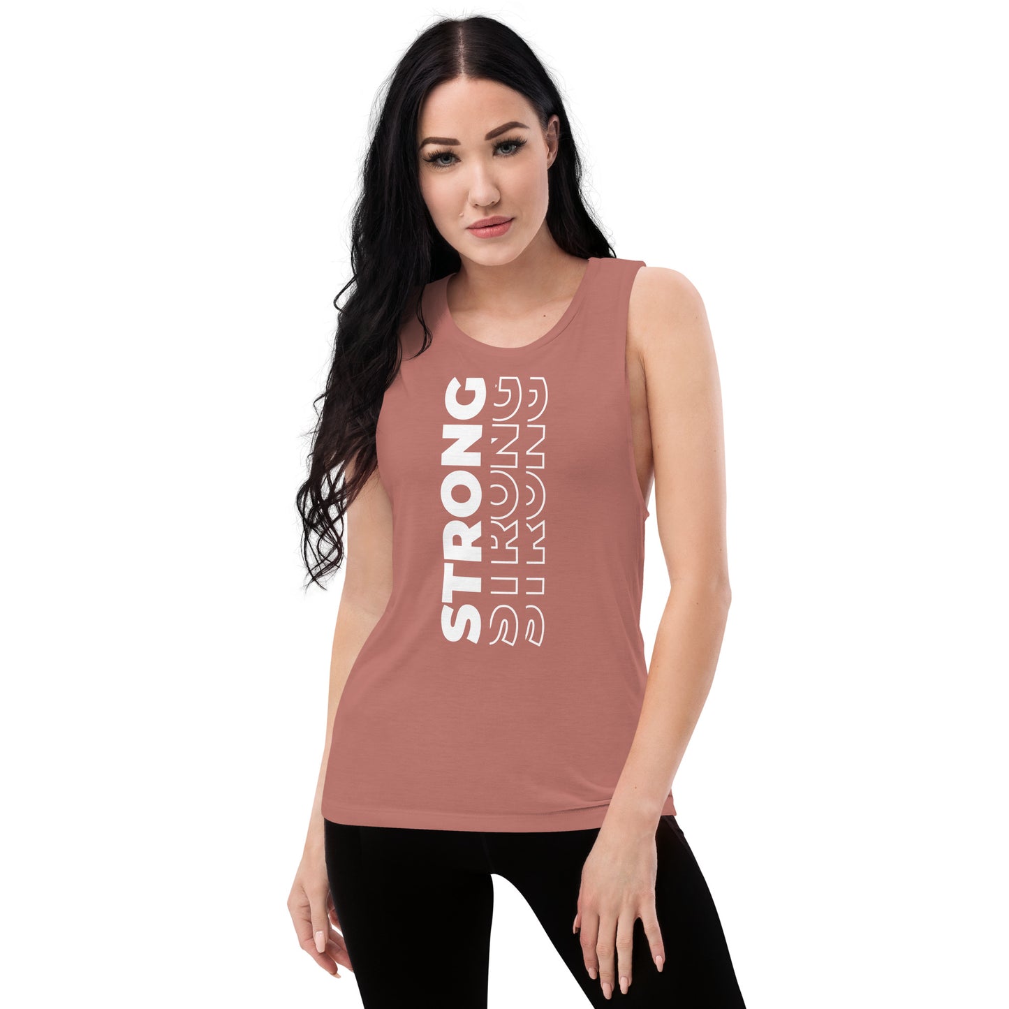 Strong. Strong. Strong Ladies’ Muscle Tank
