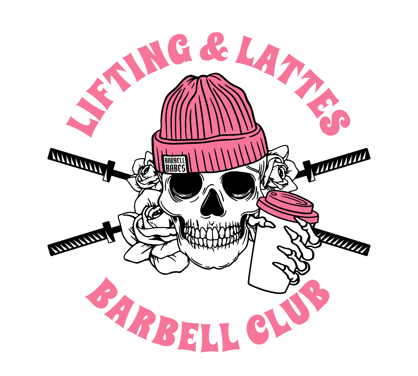 Lifting & Lattes Barbell Club Hoodie – Limited Edition