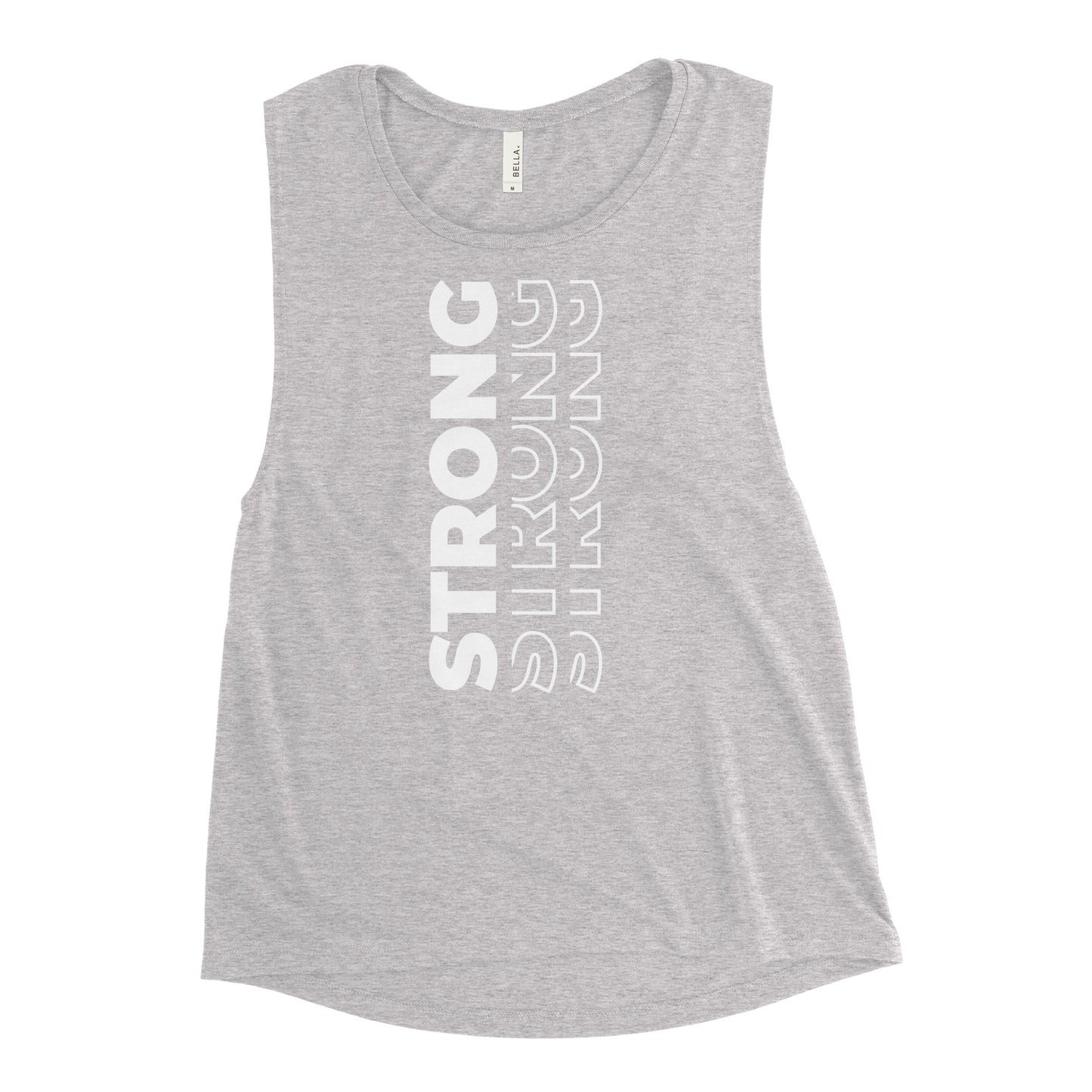 Strong. Strong. Strong Ladies’ Muscle Tank