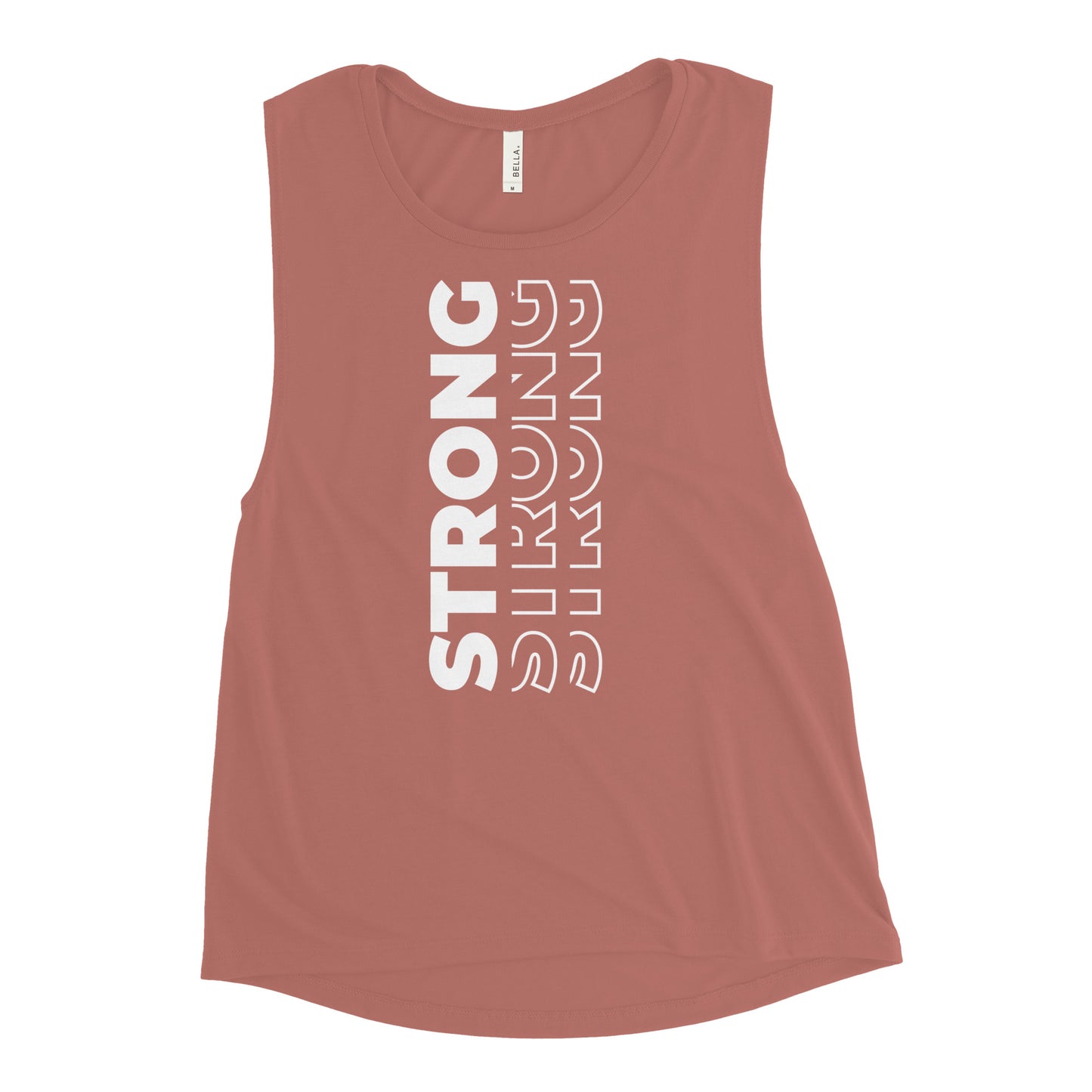 Strong. Strong. Strong Ladies’ Muscle Tank