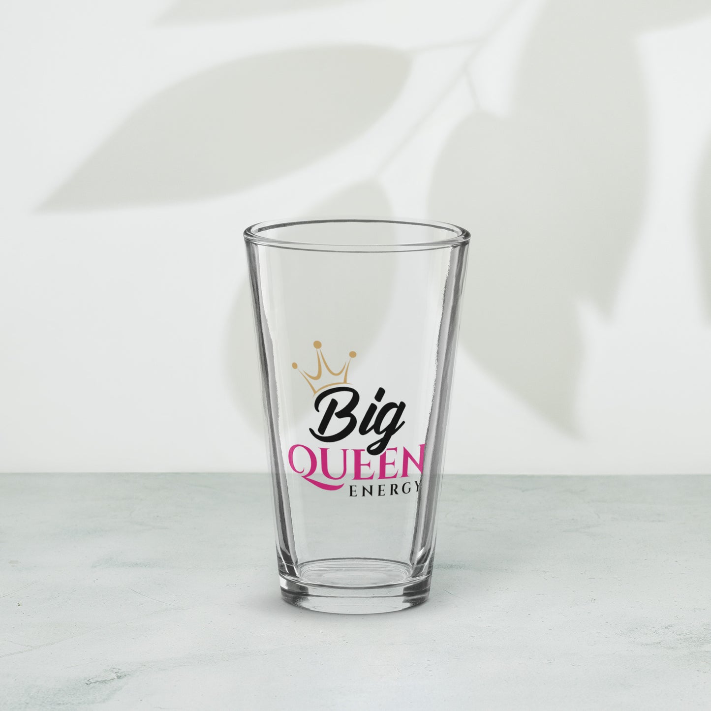 Big Queen Energy pint glass